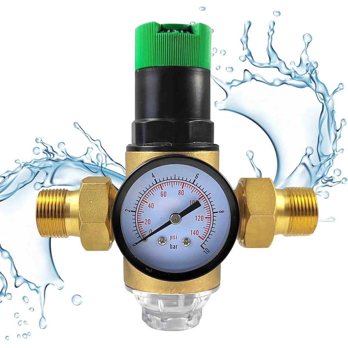 4x Interruttore Di Pressione Per Pompa Acqua 20-40 PSI Regolabile – 110V Con Riduzione Rumore