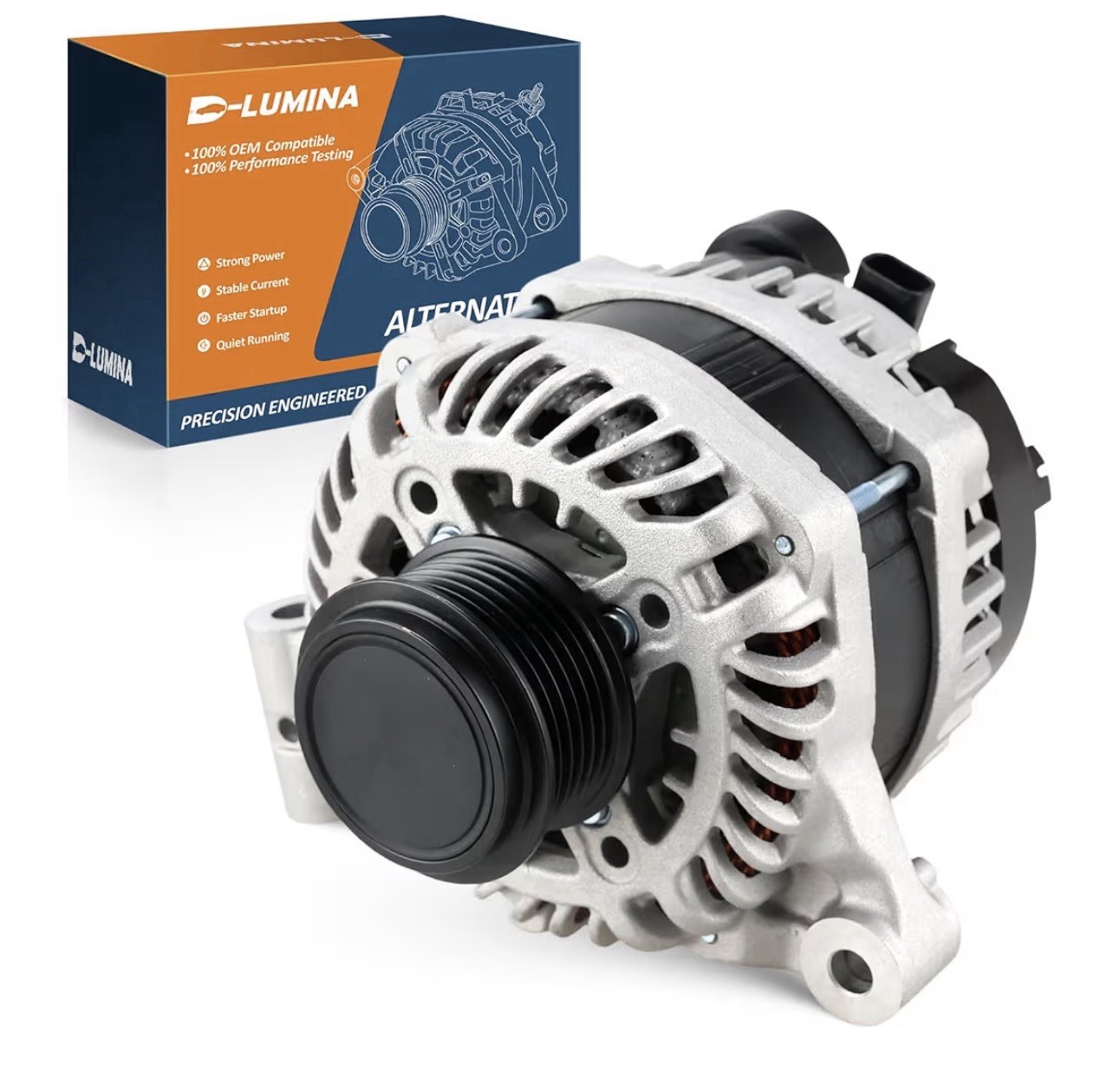 Alternator 12V w/ 6 Groove Pulley 2018-2023 Chevrolet Traverse 3.6L V6 GAS DOHC