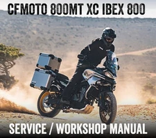 2021-2022 CFMoto 800MT XC 800 IBEX Service Repair Workshop Manual CD USB Email