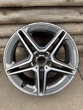 1 X GENUINE 20” MERCEDES GLE AMG ALLOY WHEEL 9J FRONT A1674013200