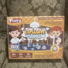 NEW Playz Explosive Kitchen Lab Set Kit Physics Chemistry Biology Science STEM