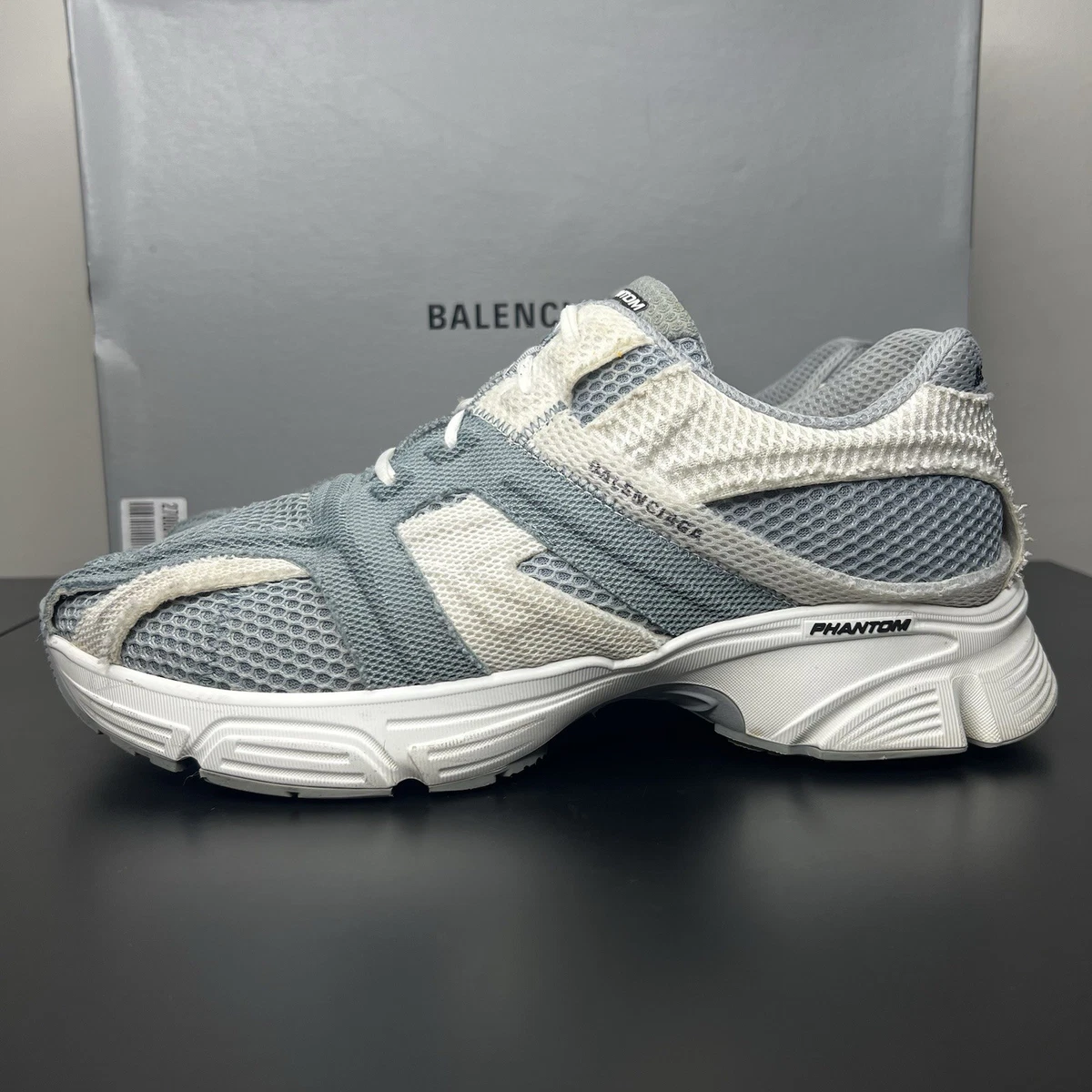 SALE【新品】BALENCIAGA PHANTOM SNEAKER 42 Balenciaga Phantom Sneaker Grey White for sale | eBay
