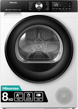 Image of 3S Wifi Series DH3S802BW3 60Cm Freestanding 8KG Heatpump Front Load Tumble Dryer
