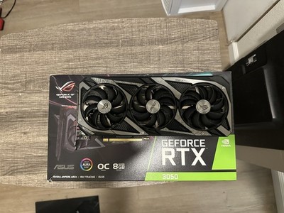 ASUS ROG Strix GeForce RTX 3050 OC 8GB GDDR6 RGB Ray Tracing DLSS HDMI DP