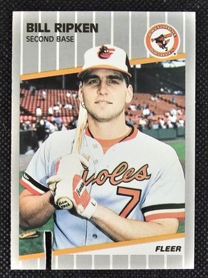 Billy Ripken 1989 Fleer FF Error Saw Cut Rookie Card RC Orioles F*%$ Face 