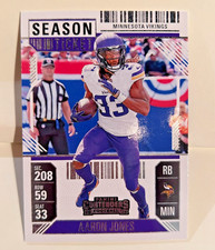 2024 Panini Contenders - Season Ticket Aaron Jones Minnesota Vikings RB #64