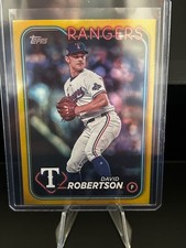 David Robertson - 2024 Topps Update Series #US284 Gold Rainbow Foil Texas Ranger