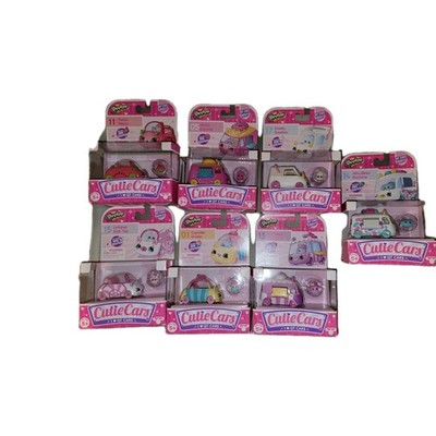 Shopkins Cutie Cars Lot 7 Cars New Sealed. Rare Find