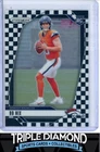 2024 Panini Prizm Bo Nix Rookie RC Black & White Checkerboard Prizm Broncos V39