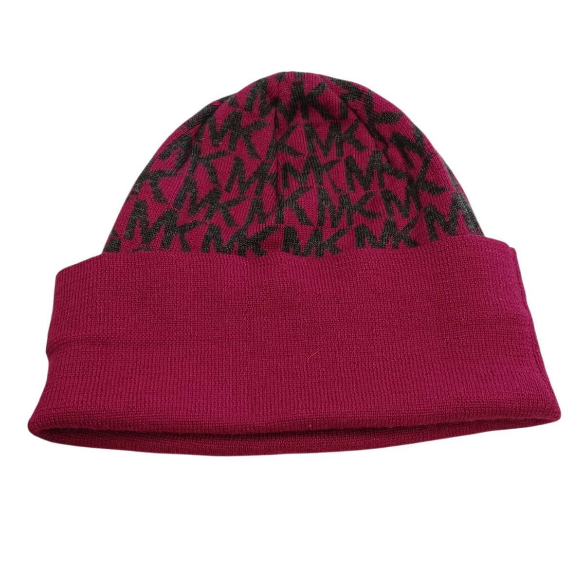 NWT Michael Kors Women\'s
Rib Cuffed Hat Beanie 
RED/ Magenta Magenta Ribbed Winter Beanie – The Piccolina Shop main image 4
