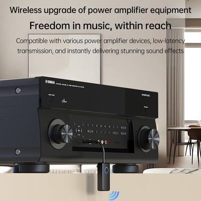 Bluetooth 5.4 Receiver Transmitter 2-in-1 3.5mm Wireless Audio Adapter Headset