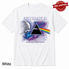 Artemis II Dark Side of the Moon Space Mission Unisex T-Shirt Size S-5XL