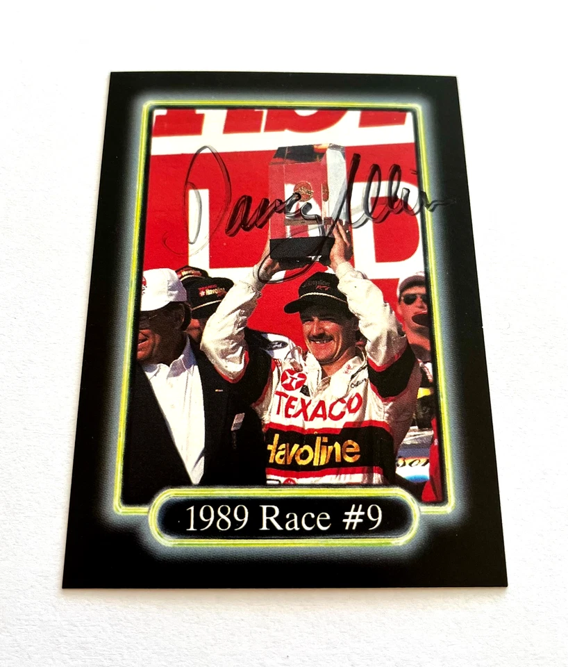 Davey Allison NASCAR 1990 Maxx #175 Winston 500 Win Autographed Signed - Image 2 of 4