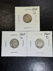 (3 Coins) 1960 D Silver Roosevelt Dimes