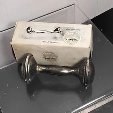 WM A. Rogers Silver Baby Rattle Vintage