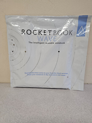 Rocketbook Wave Smart Reusable Standard Size Notebook, 8-1/2'' x 9-1/2'', Sealed