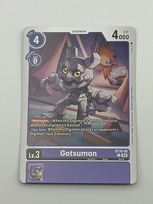 Digimon TCG Einzelkarte Gotsumon NM