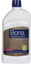 Bona Hardwood Floor Polish High Gloss 32 Fl Oz Durable Urethane Shine