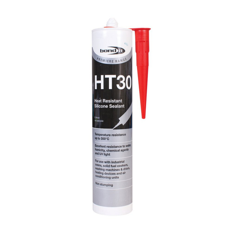 Bond It HT30 High Temperature Red Heat Resistant 300 degrees Silicone sealant - Image 2