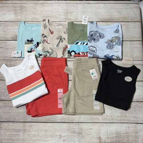 Boys 5T Lot Of Clothes For Spring/Summer. NWT! 8 Pieces. Colorful And Casual