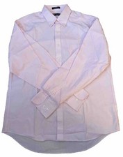 CHAPS Mens Button Dress Shirt Classic Fit Wrinkle Free Pink 16 16 1/2 36 37