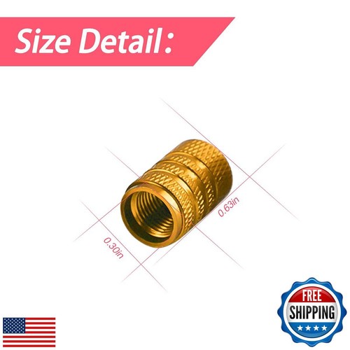 Tappi Stelo Valvola Pneumatici Lega di Alluminio, Confezione da 4 Valvola Pneumatici Ruota Auto Universale Ca - Foto 2 di 5