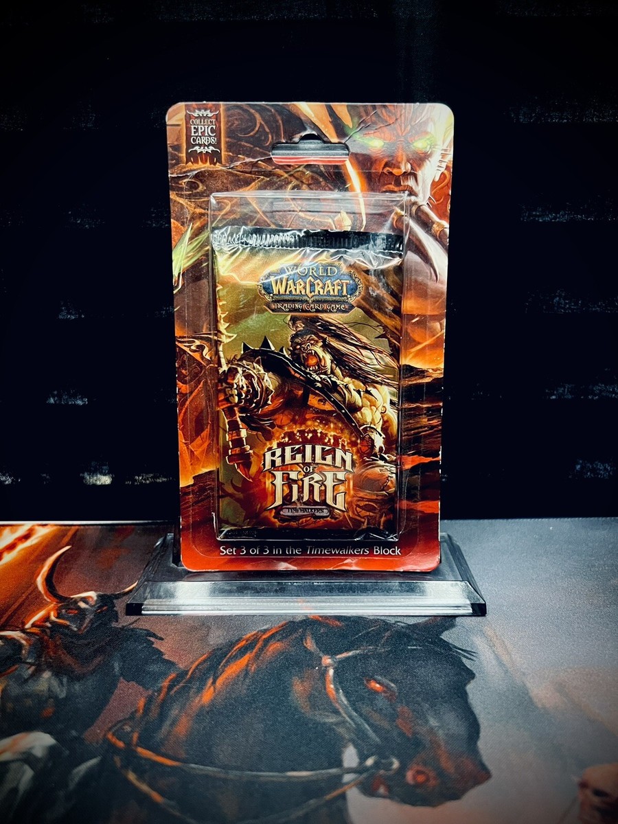 World of Warcraft Timewalkers: Reign Of Fire Blister Pack Sealed Booster  Pack | eBay