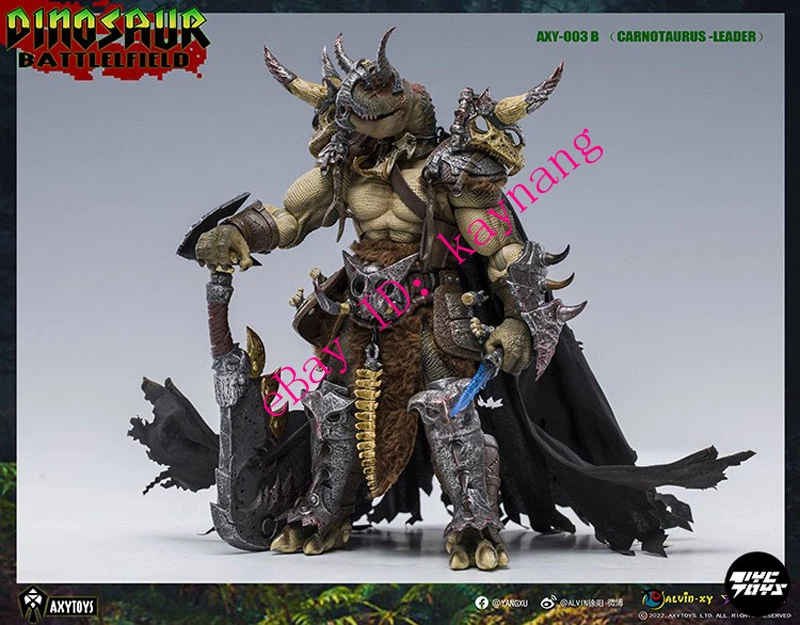 AXYTOYS AXY003B Dinosaur Battlefield Carnotaurus Leader Action