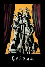 Fringe Festival Victoria BC Ad Advert Serota Art c1993 Vintage Postcard D44