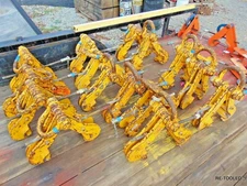 (1) Girder I Beam Flange Clamp 10 Ton SUPERCLAMP S4A 8" - 18" Jaw 22400 WLL 