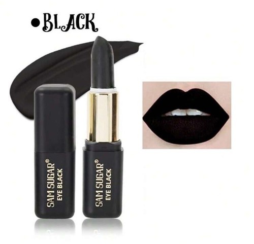 Black Halloween Style Lipstick Dark Costume Makeup Waterproof Highly Pigmented - 第 1/3 張圖片