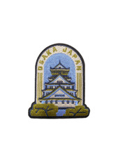 Osaka Japan Travel Patch, Iron On/Sew On