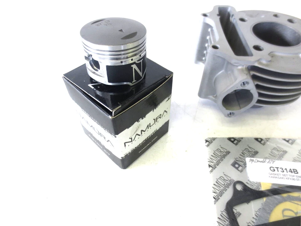 2007-19 Kawasaki KFX 90 KSF90 OEM Cylinder Jug w/ New Piston Top End Rebuild Kit - Image 3 of 4