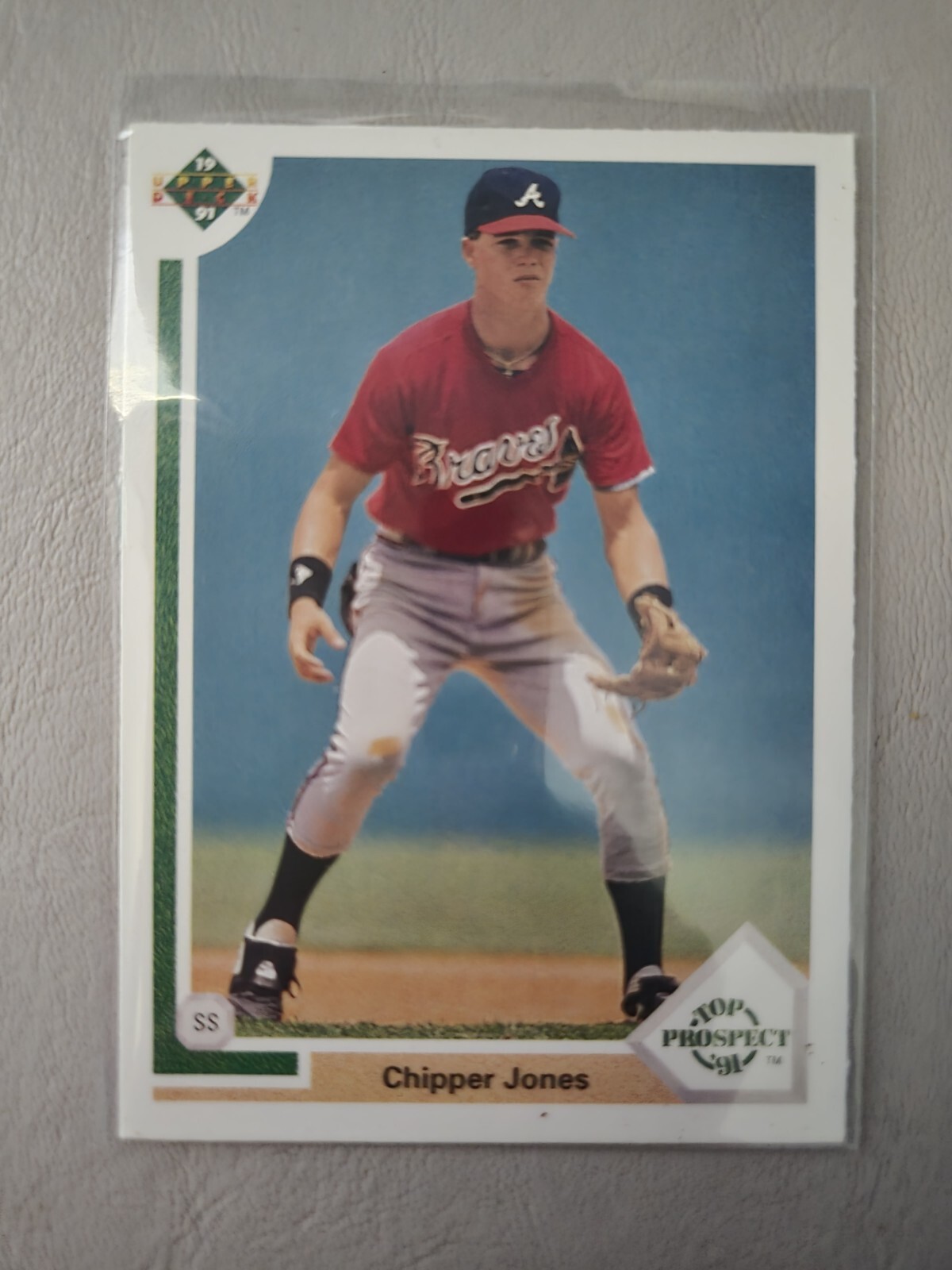 1991 Upper Deck #55 Chipper Jones RC Rookie Card Atlanta Braves HOF