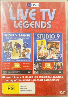 LIVE TV LEGENDS LAUGHS LARRIKINS STUDIO CHANNEL DVD