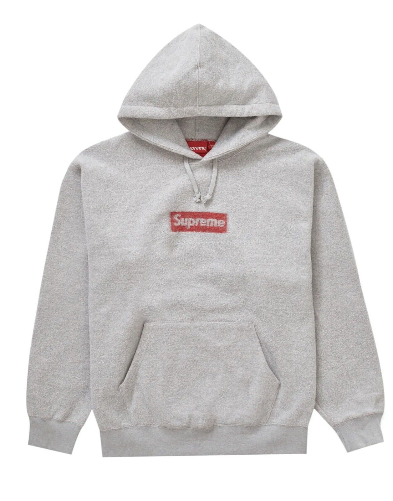 Supreme inside out box logo hooded heather grey size XL IN HAND