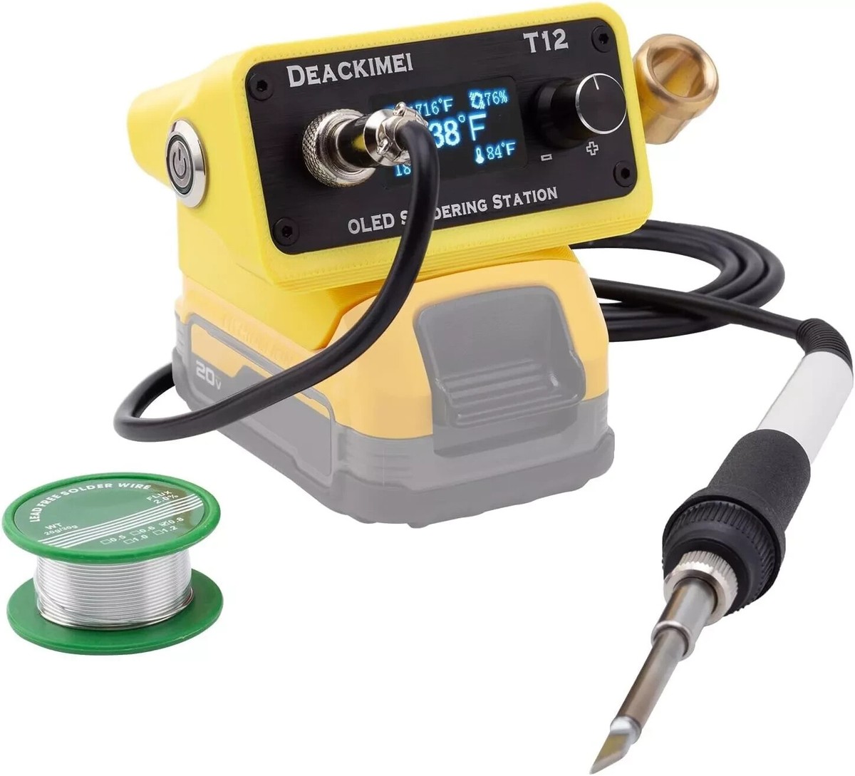 Electric Digital LCD Cordless Soldering Iron Station For Dewalt 20V Max Battery - View #9