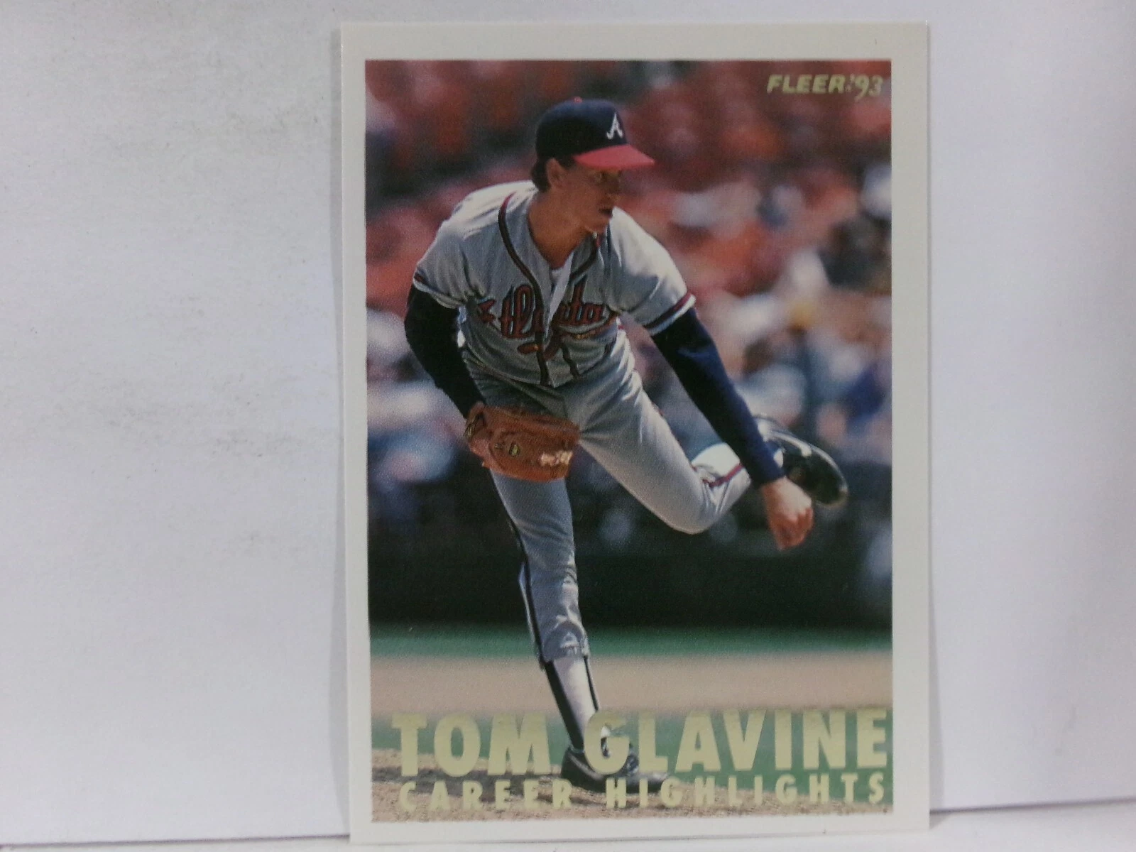 Tom Glavine trading card