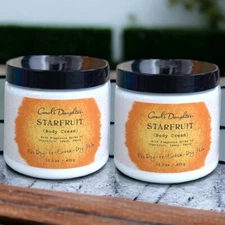 CAROL'S DAUGHTER STARFRUIT BODY CREAM (15 OZ EACH) Lot of  2