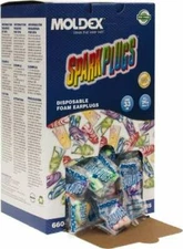 Disposable Uncorded Earplugs, 33 dB Assorted Color with Taper Shape, 200 Pairs