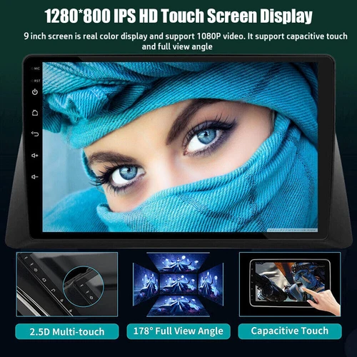 9'' Car Radio Stereo For Toyota Tacoma 2005-2013 Android 12 GPS WIFI BT FM RDS - Picture 6 of 17