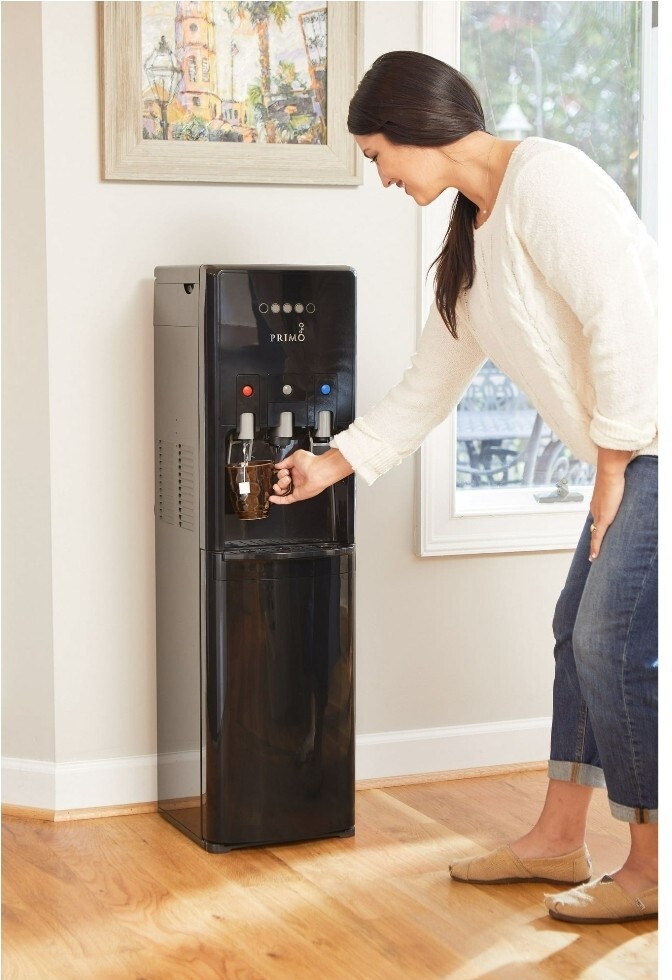 Primo Htrio Coffee KCup Water Dispenser Bottom Loading, Hot/Cold