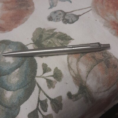 Nos Vintage Stainless Steel Flighter PARKER JOTTER Ballpoint Pen USA