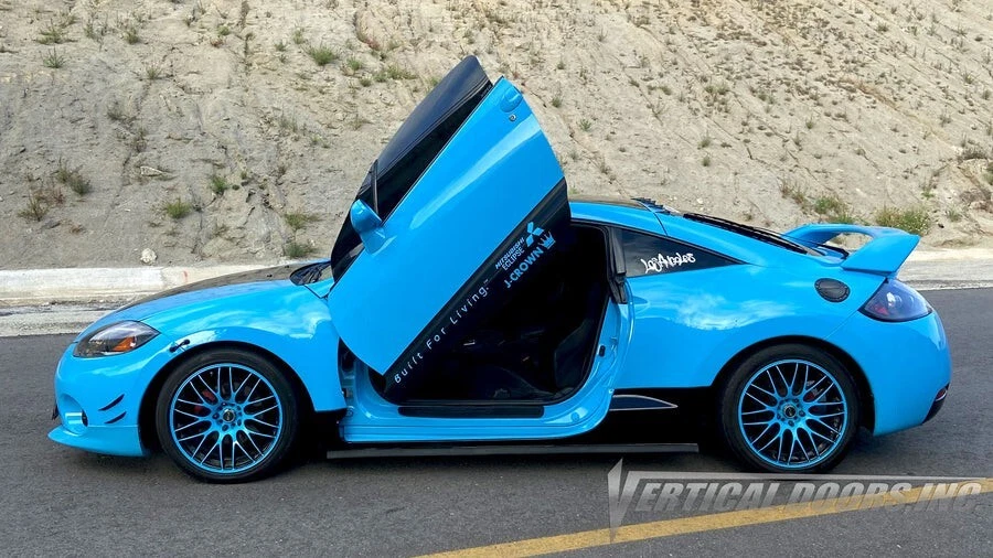 Se adapta a Mitsubishi Eclipse 2006-2012 puertas verticales pernos Lambo FÁCIL INSTALACIÓN Foto 3 de 3