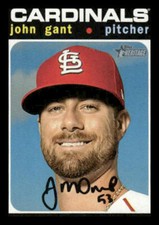 2020 Topps Heritage #187 John Gant St. Louis Cardinals