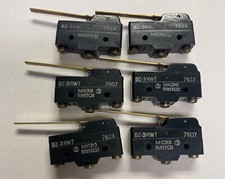 HONEYWELL MICRO SWITCH,BZ-3RWT,LOT OF 6 NOS