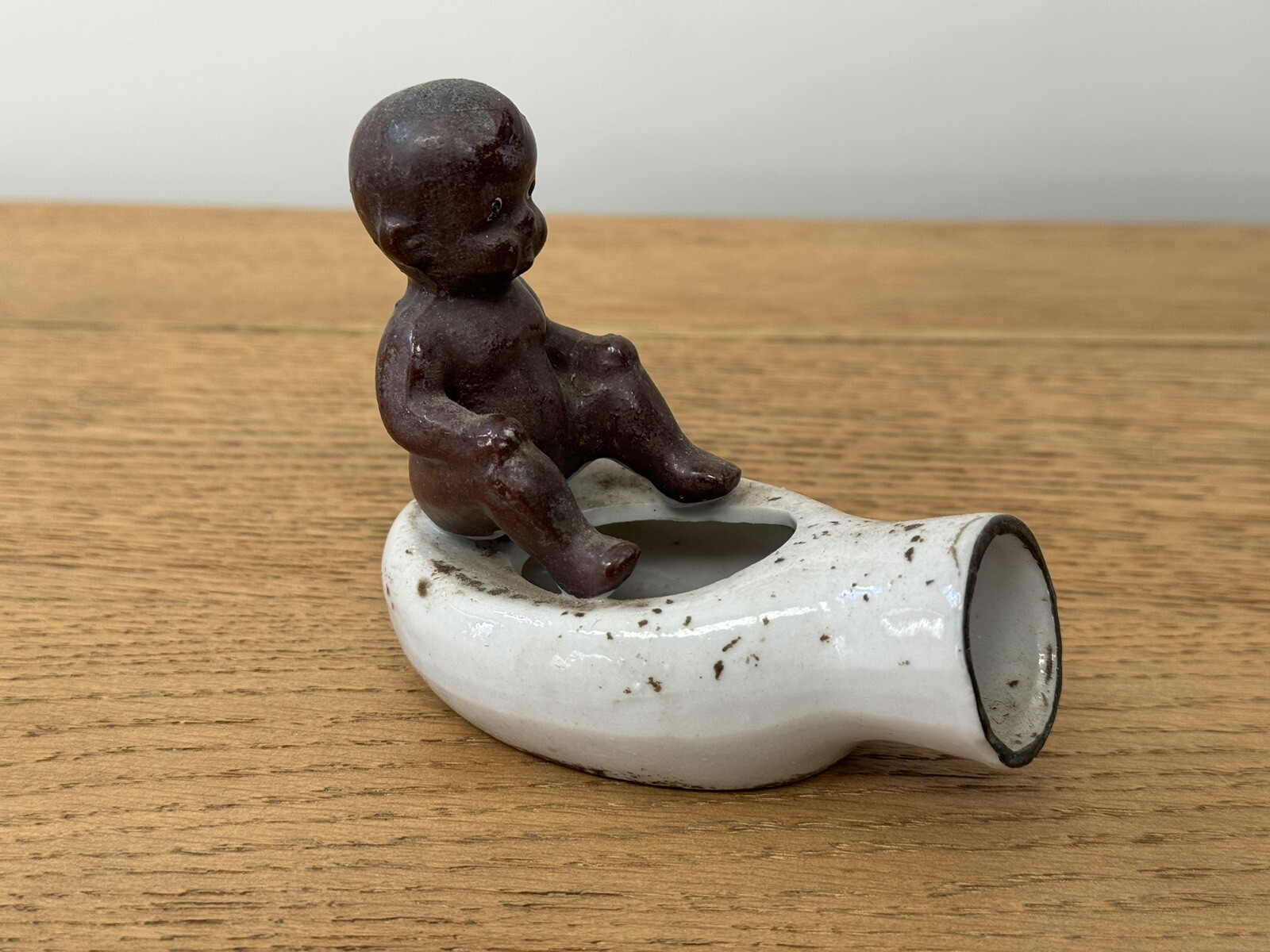 Vintage Figural Baby on Bedpan Ashtray “For old Butts and Ashes” eBay