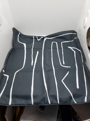 Lot Of (2) Tangohao Abstract Stripes Pillow Cover Modern Black And White