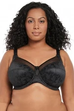 Goddess Petra Banded Underwire Bra GD6650 Black US Size 46DD Retail $48 New