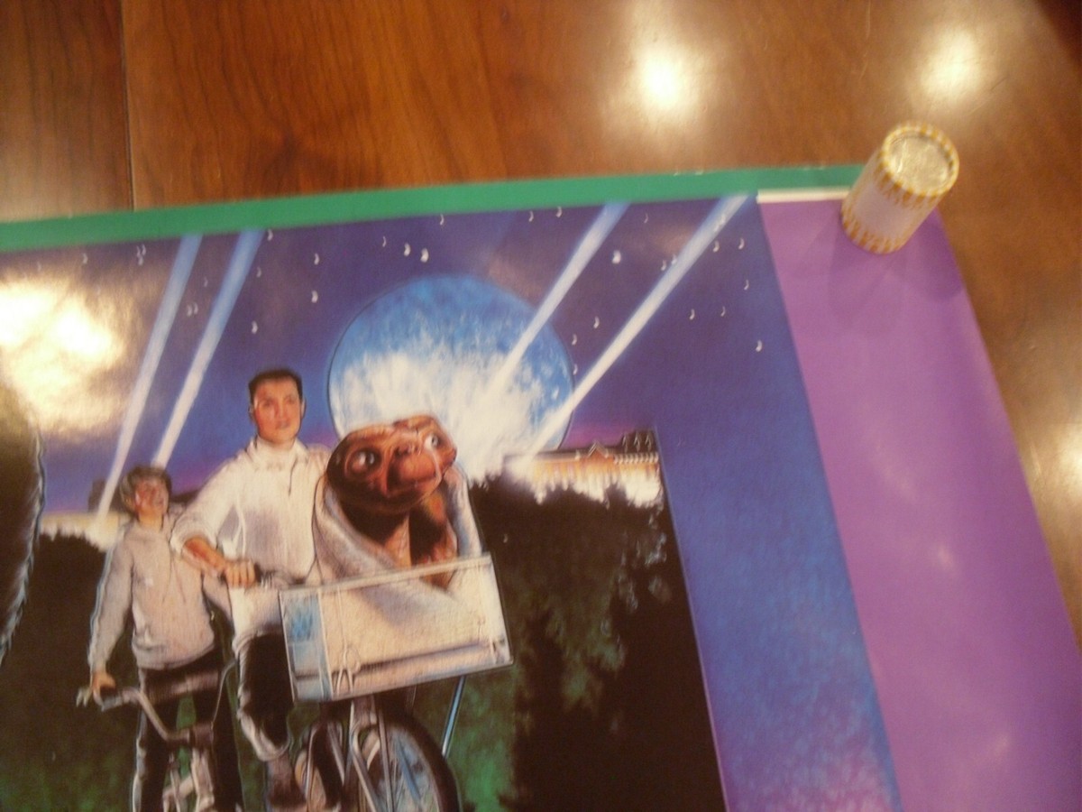 BACK TO THE FUTURE 24X36 VINTAGE 1990 UNIVERSAL STUDIOS POSTER